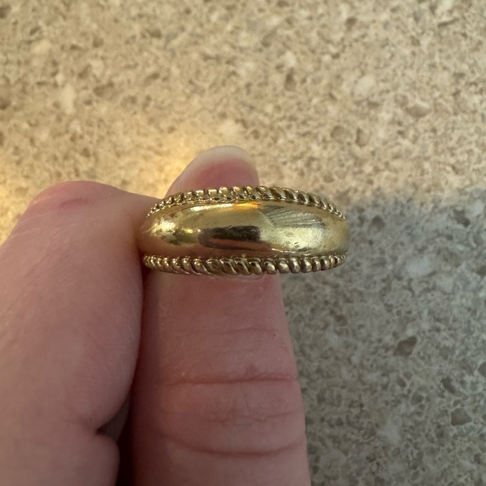 Carolyn Pollack Brass Ring Size 9
